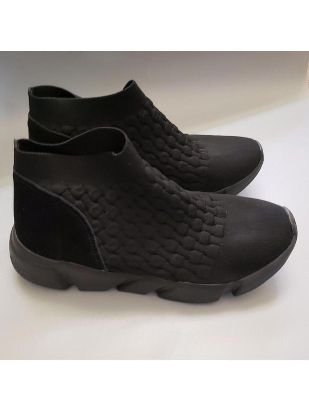 Bernie Mev black hightops 39 comfy womans shoes 8.5